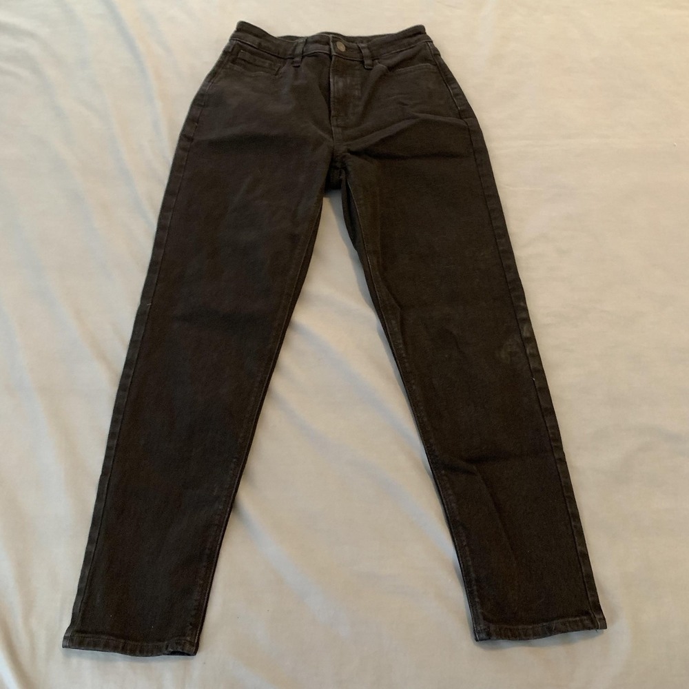 American Eagle Jeans Womens 0 Short Black High Rise Skinny Stretch Denim‎